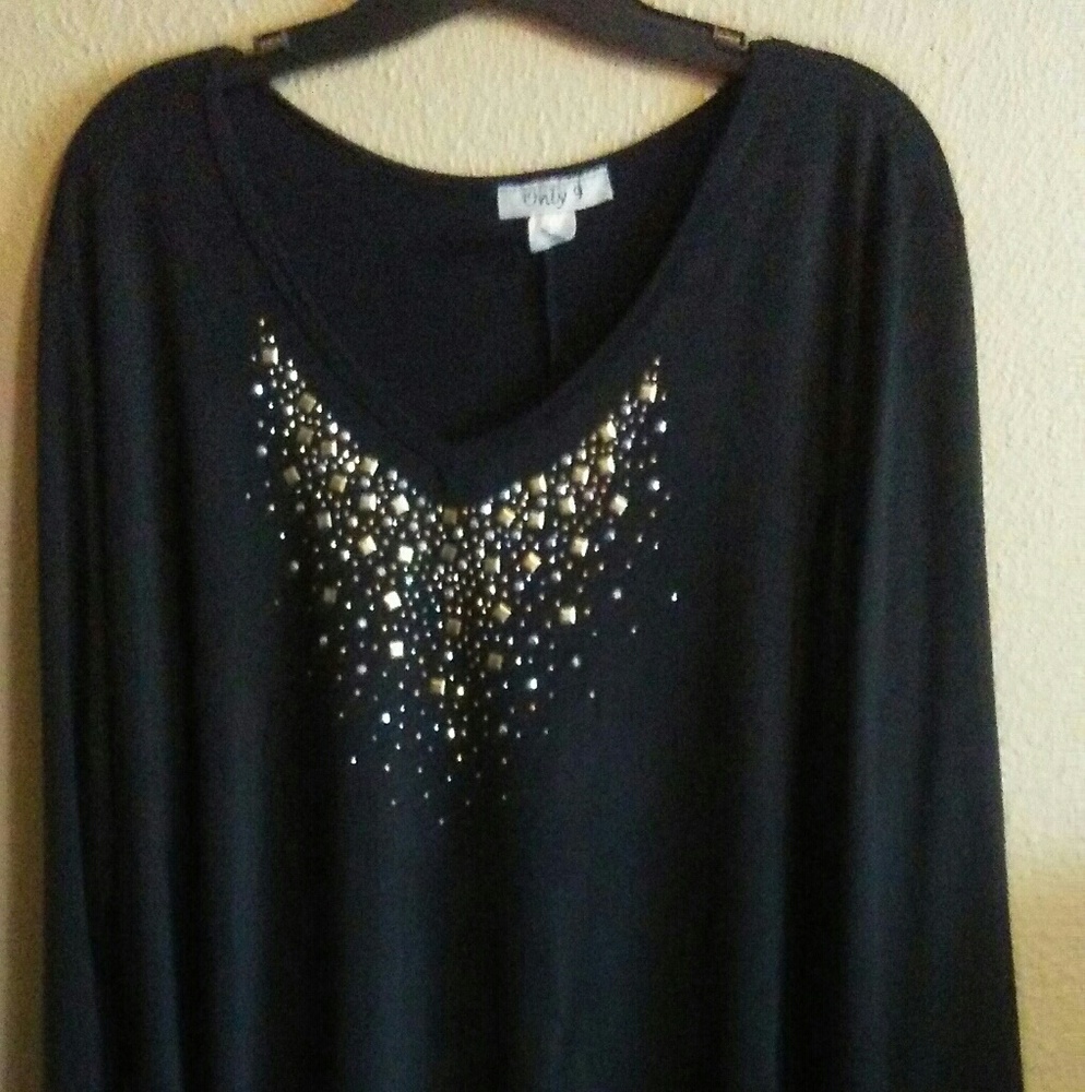 Bling silk shirt